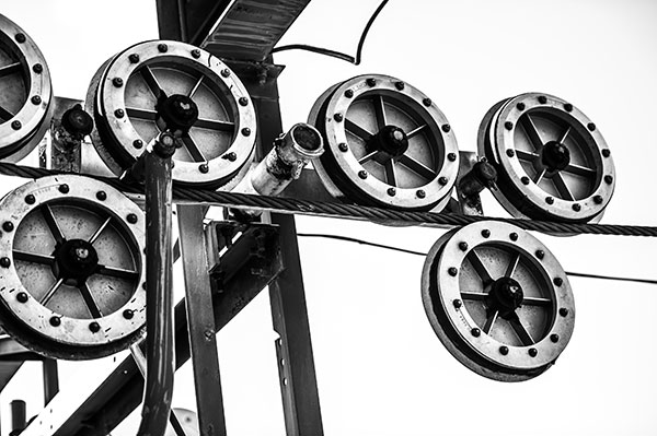 Photograph Old Ski Lift Mechanism